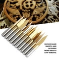 thumbnail image 3 of XingJian LLC 3.175mm Embout de Sculpture en Acier Tungstène Revêtu de Titane (10 Pcs), 3 of 8