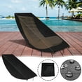 thumbnail image 2 of Bfogop Chair Cover Waterproof UV Resistant Outdoor Bench Swimming Pool Loungers Sofa Cover Lawn Patio Furniture Covers Heavy Duty Outdoor Furniture Covers 61x26 Inch, 2 of 9