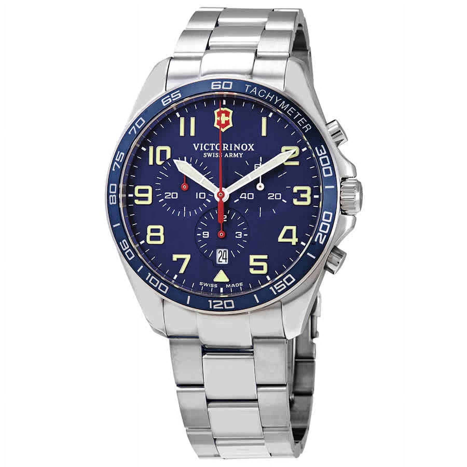 Victorinox silver tone analogue watch hotsell