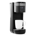 Farberware Touch Dual Brew Single Cup Coffee Maker, Grind Option, Black