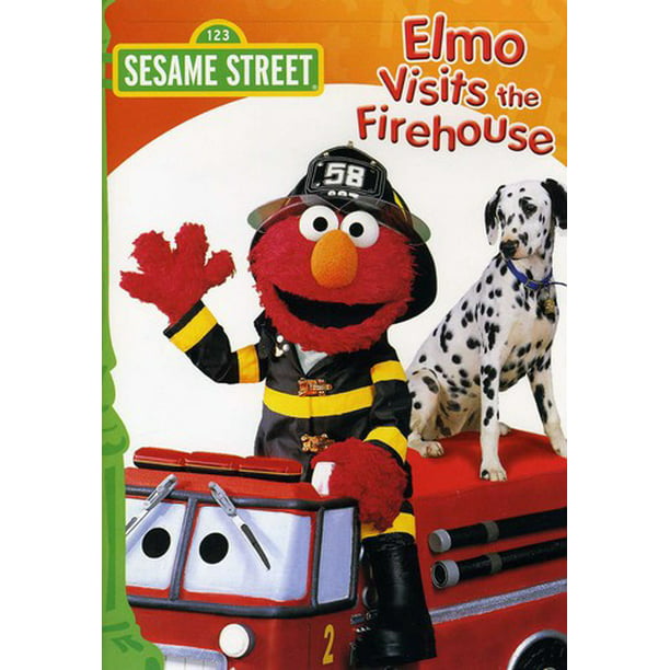 sesame street elmo visits the firehouse