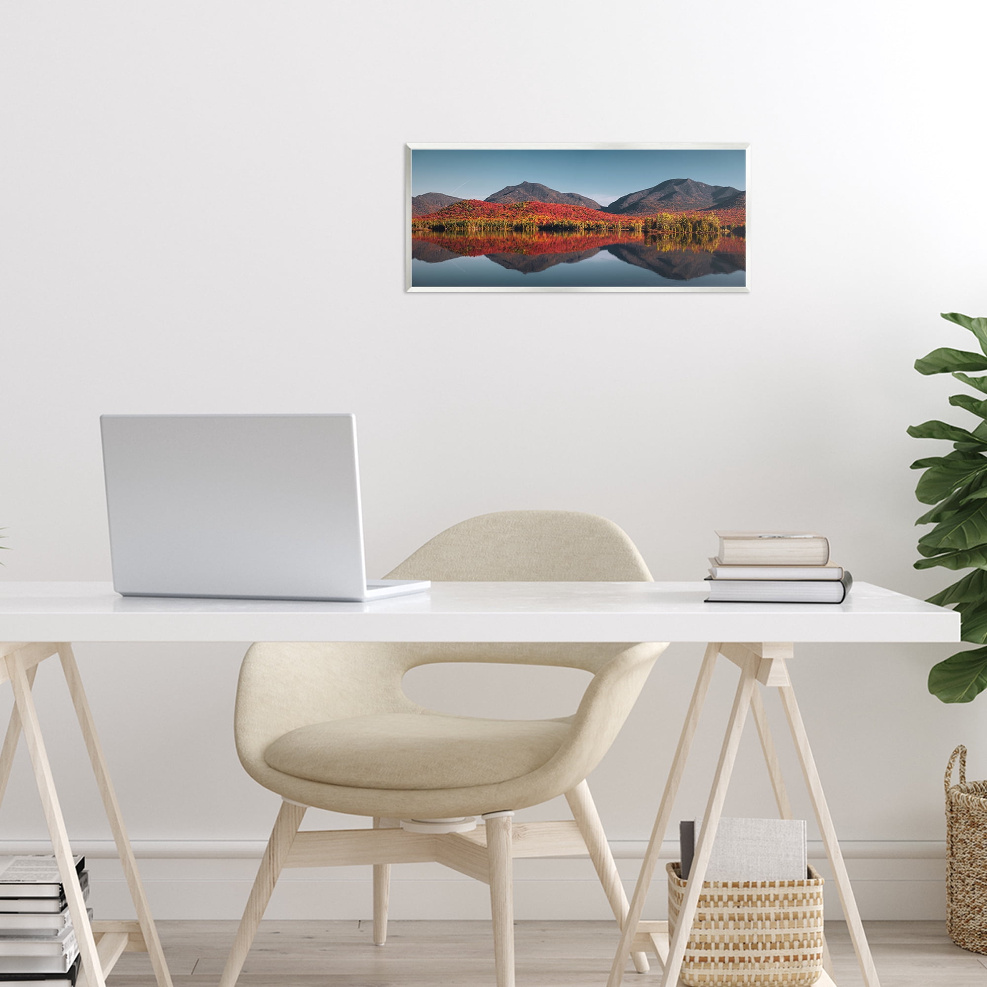 Stupell Industries Autumn Panorama Reflections Wall Plaque Art, design by Jonathan Zaharek