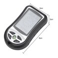 thumbnail image 4 of Black Multi function Digital Altimeter Barometer Compass Weather Forecast For Outdoor Hiking, 4 of 5