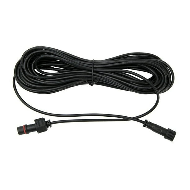 Sidaley Cable de extensión de luz Solar para exteriores de Hotel, lámpara para patio trasero, foco, cable de alimentación CC resistente al agua, Adaptadores de corriente 2x0.75
