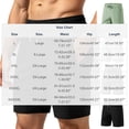 thumbnail image 3 of Nmnitkp Mens Shorts Quick Dry Athletic Shorts Elastic Waist Drawstring With Zipper Pockets Breathable Summer Workout Casual Shorts Green,XL, 3 of 5