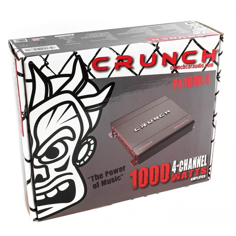 Crunch, Car Stereo Power Amplifier, PX-1000.4 4 Channel 1000 Watt
