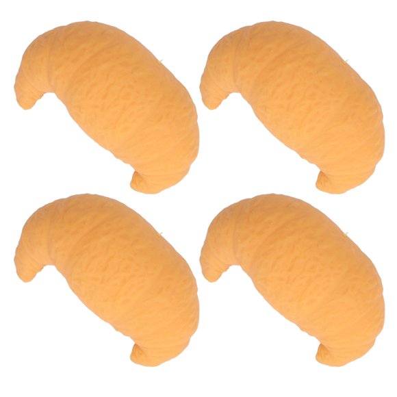 Juguete para apretar, juguete de croissant de simulación, juguete de croissant de descompresión, juguete de croissant blando, características de vanguardia