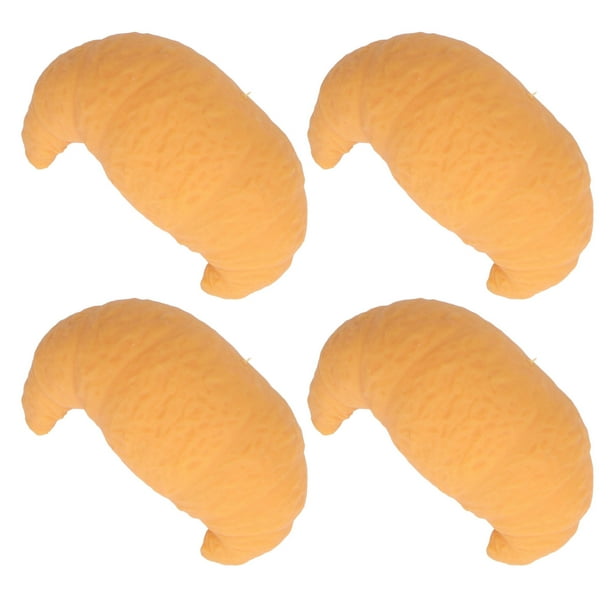 Juguete para apretar, juguete de croissant de simulación, juguete de croissant de descompresión, juguete de croissant blando, características de vanguardia