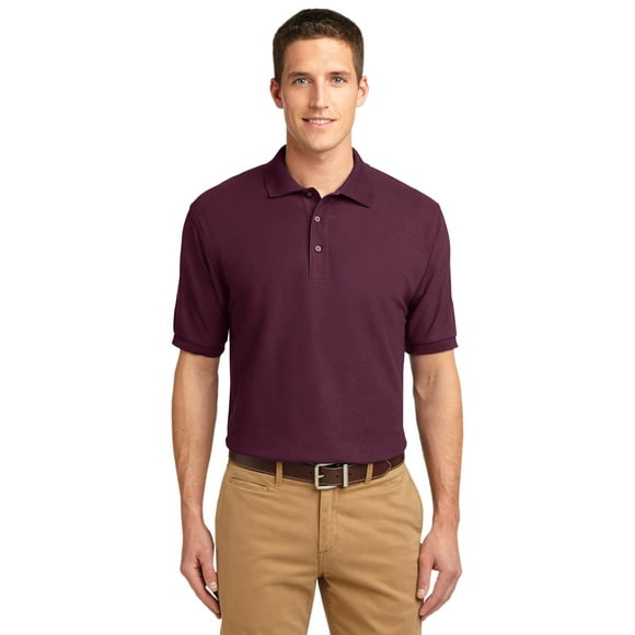 Port Authority &#174;  Silk Touch&#153; Polo.  K500 Xl Maroon