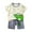 Green, variant on Summer Baby Girl Clothes Baby Boys Shirt and Pant Set, Top & Shorts Outfit Bundle, 104% Organic Cotton Black,7-8 Years