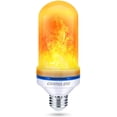 thumbnail image 3 of CPPSLEE Bombillas LED de Llama, 4 Modos de Bombillas de Fuego, Bombilla de Llama con Base E26, Decoraciones de Halloween para Interiores y Exteriores, Bombillas de Luces de Halloween (Amarillo, 1 Paqu, 3 of 4
