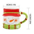 thumbnail image 3 of BOBOMOTI Christmas Holiday Coffee Mug Christmas Birthday Gifts for Family Friends Xmas Decorative Mugs, 3 of 7