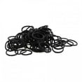 thumbnail image 2 of Annie Large Rubber Bands, 150 Count 26mm Elastic Hair Ties, Black, 2 of 2