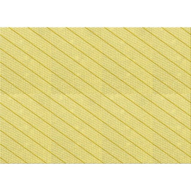 Ahgly Company Machine Washable Indoor Rectangle Transitional Golden Brown Yellow Area Rugs, 7' x 9'
