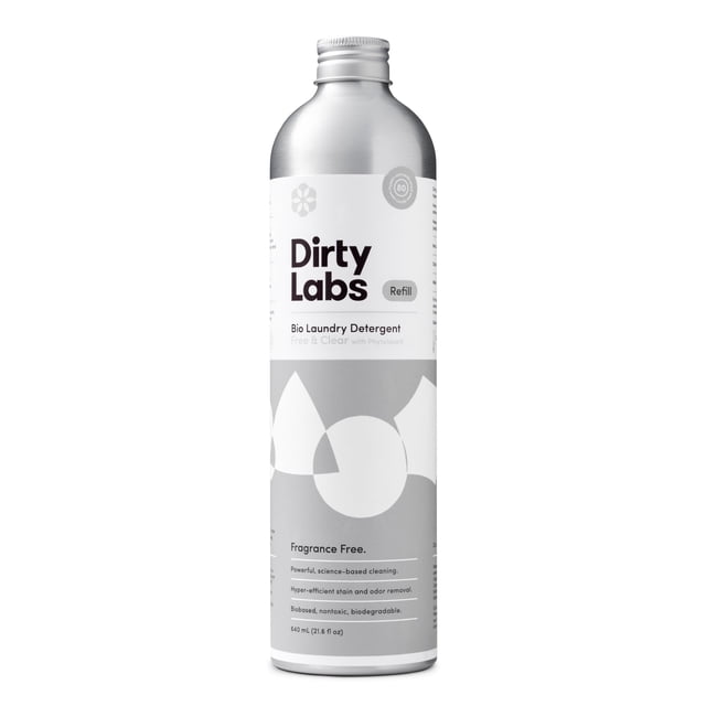 Detergente líquido para ropa Dirty Labs, sin aroma, 640 ml, 80 cargas