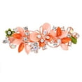thumbnail image 1 of EIMELI Pince à Cheveux Fleur en Strass Papillon Barrette Porte-Queue de Cheval, 1 of 10