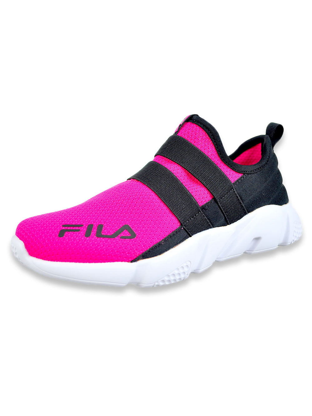 Fila Girls' Decryption Sock Running Sneakers (Sizes - 5) pink/multi, 12 toddler - Walmart.com