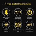 thumbnail image 3 of K Type , Accurate Thermocouple  Industrial  degrees Celsius  ℉ Units  for HVAC, 3 of 7