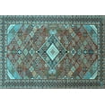 thumbnail image 1 of Ahgly Company Indoor Rectangle Persian Light Blue Traditional Area Rugs, 4' x 6', 1 of 4