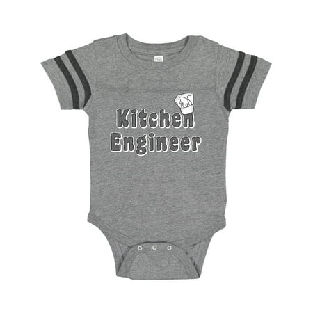 

Inktastic Kitchen Engineer Gray Gift Baby Boy or Baby Girl Bodysuit