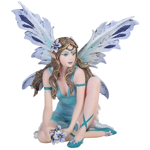 FC Design 4.75"H Blue Spring Ocean Fairy Figurine Statue Sculpture Ornament Decoration Home/Room Decor and Unique Gift Ideas for Housewarming, Holidays and Birthdays