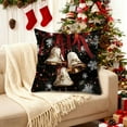 thumbnail image 4 of Christmas Pillow Cover Holiday Decoration Linen Throw Pillow Case for Sofa Couch Bed Living Room Seasonal Home Decor Festive Accent, 4 of 6