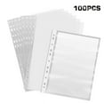 thumbnail image 2 of HLONK 100PCS Sheet Protectors 9x12 Inch Heavy Duty Page Protectors Non-Glare Protector Top Loading Acid-free Fits Standard 8.5 x 11 Paper for Plastic Document Protectors Letter Paper, 2 of 7