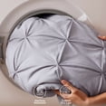 thumbnail image 3 of U by Bedsure Queen Comforter Set Grey, Summer Deal Bed in a Bag Queen Size Bedding, 7 Pieces Pinch Pleat All Season Comforter with Sheets, Pillowcases & Shams, 3 of 10