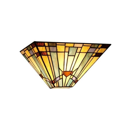 Mission Style Wall - Chloe Tiffany Style Mission Design 1-light Wall Sconce