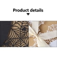 thumbnail image 2 of OULII 10Pcs  Birthday Party Invitations Square Shape Black and White Design, 2 of 4