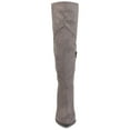 thumbnail image 6 of Journee Womens Kyllie Extra Wide Calf Stacked Heel Knee High Boots, 6 of 8
