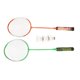 thumbnail image 4 of Juego de raquetas de bádminton con esponja elástica de alta calidad, agarre cómodo, raqueta de bádminton de aleación de acero y 3 volantes., 4 of 14