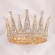 thumbnail image 4 of Zhuge Tiara de boda para novia, diadema de princesa, corona de novia, joyería para el cabello con diamantes de imitación de cristal, decoración para novia, cumpleaños, graduación, boda (plateada), 4 of 4