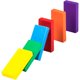thumbnail image 4 of Juego de Bloques de dominó de madera YONGSHENG 120 Uds, 4 of 4