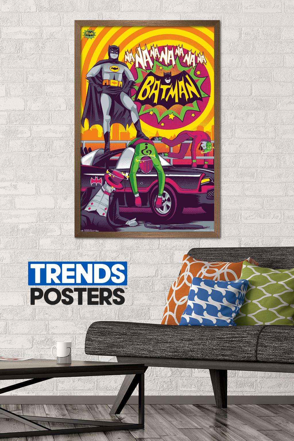DC Comics TV - Batman TV Series - Victory Wall Poster, 22.375" x 34", Framed