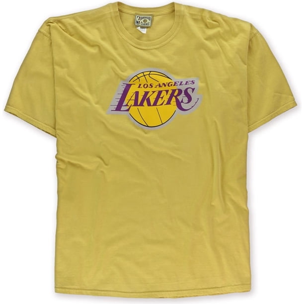 Hardwood Classics M. Johnson Lakers Camiseta gráfica para hombre, amarillo, XX-Large Hardwood Classics Camiseta gráfica
