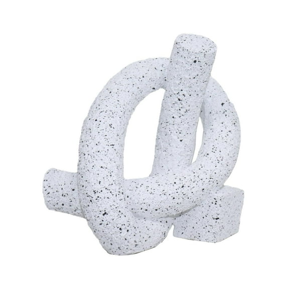 TISHITA Geometric Art Sculpture Resin Ornament Table Centerpiece Gift Tabletop Figurine Abstract Statue for Bedroom Office Decoration