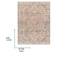 thumbnail image 2 of Livabliss Washable Rugs for Living Room, 7x9 Amelie Traditional Light Brown Area Rug, Bedroom Dining Room Home Decor Stain Resistant Carpet (6'7" x 9'), 2 of 8