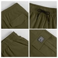 thumbnail image 7 of Trgacdwlo Mens Cargo Shorts Multi Pockets Elastic Waist Mens Workout Shorts Hiking Running Summer Lightweight Men Shorts Casual Green L, 7 of 7