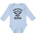 thumbnail image 3 of Inktastic Handpicked for Earth by My Aunt in Heaven with Angel Wings Boys or Girls Long Sleeve Baby Bodysuit, 3 of 5