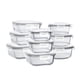 thumbnail image 1 of Juego de 9 Contenedores de Vidrio para Alimentos Bayco, Herméticos y a Prueba de Fugas, 1 of 6