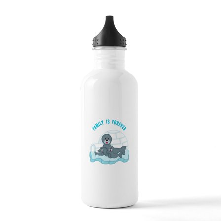 CafePress - Family Stainless Water Bottle 1 - Stainless Steel Water Bottle, Sports Bottle, 1.0L