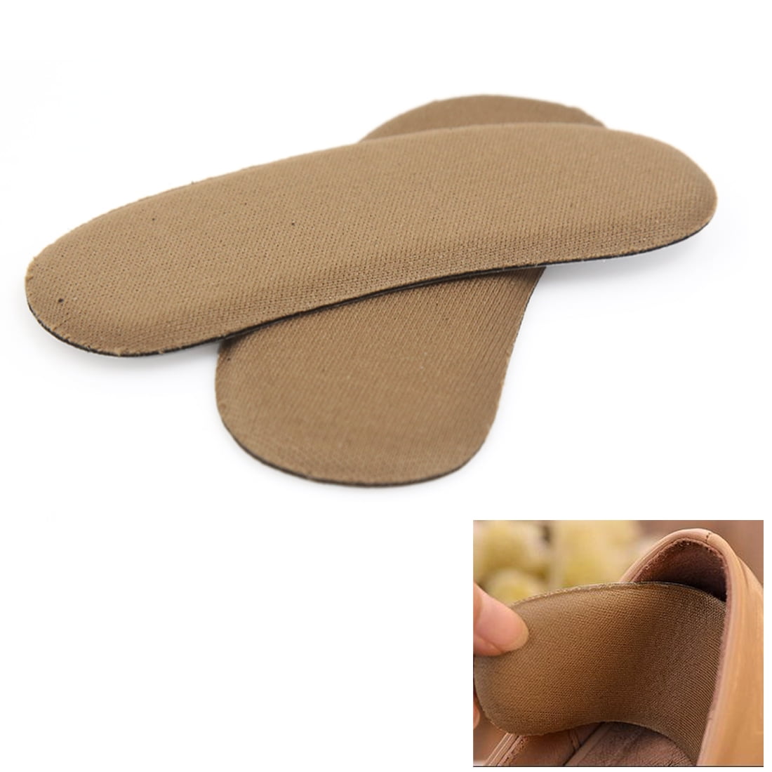 2X Sticky Fabric Shoes  Back Heel Inserts Insoles Pads Cushion Liner Grips 