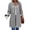 Gray, variant on TOUMENY Women Hooded Cardigan Casual Loose Long Sleeve Drawstring Solid Knit Sweater Coat Fall Spring Party Travel Cardigans Army Green M