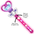 thumbnail image 3 of ArtCreativity Princess Wand Party Favors with Spinning LEDs and Sound Effects – 13.5" Light-up Birthday Toy for Kids Ages 3+, 3 of 6
