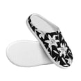 thumbnail image 3 of Picia Lilies Flowers for Women's Lamb-hug Comfy Fleece House Slippers Memory Foam, Slip-on House Shoes Indoor Outdoor-39/40, 3 of 7