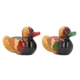 thumbnail image 2 of 1 Par De Estatuas De Pato De Pájaros Del Amor, Material De Tronco Maciza, Feliz Matrimonio Fiel, Simboliza Colorida Figura De Patos Mandarines Hecha A Mano Para Romance Y Amor, 2 of 7