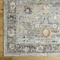 thumbnail image 6 of Mark&Day Area Rugs, 3x7 Kaelee Traditional Light Gray/Dark Blue Runner Area Rug, Grey Yellow Ivory Carpet for Hallway, Kitchen, Bedroom or Living Room (2'8" x 7'3" Runner), 6 of 9