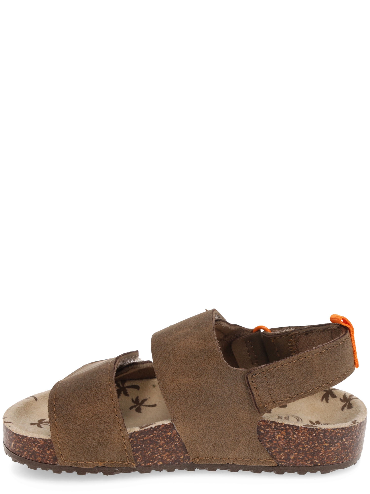 Wonder Nation Baby & Toddler Boys Two Strap Footbed Sandals