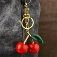 thumbnail image 6 of AOOOWER Charming Cherry Keychain Accessory Fashion Keyrings Elegant Bag Embellishment, 6 of 12
